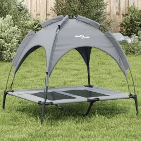 Cama para perros con dosel antracita tela oxford y acero de vidaXL, Camas para perros - Ref: Foro24-172594, Precio: 42,30 €, ...
