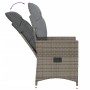Sillones reclinable jardín y cojines 2 uds ratán sintético gris de vidaXL, Sillas de jardín - Ref: Foro24-365647, Precio: 217...