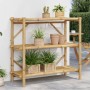 Estante de 3 niveles bambú 100x40x90 cm de vidaXL, Estanterías - Ref: Foro24-366458, Precio: 103,73 €, Descuento: %