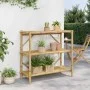 Estante de 3 niveles bambú 100x40x90 cm de vidaXL, Estanterías - Ref: Foro24-366458, Precio: 105,67 €, Descuento: %