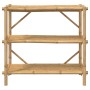 Estante de 3 niveles bambú 100x40x90 cm de vidaXL, Estanterías - Ref: Foro24-366458, Precio: 103,73 €, Descuento: %