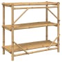 Estante de 3 niveles bambú 100x40x90 cm de vidaXL, Estanterías - Ref: Foro24-366458, Precio: 103,73 €, Descuento: %