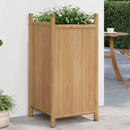 Jardinera de bambú 40x40x80 cm de vidaXL, Maceteros y jardineras - Ref: Foro24-366466, Precio: 76,70 €, Descuento: %