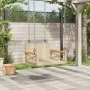 Beigefarbene Schaukelbank aus synthetischem Rattan, 63 x 62 x 40 cm von vidaXL, Gartenbänke - Ref: Foro24-368172, Preis: 69,9...