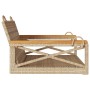 Banco columpio de ratán sintético beige 63x62x40 cm de vidaXL, Bancos de jardín - Ref: Foro24-368172, Precio: 66,49 €, Descue...