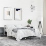Estructura de cama madera de ingeniería y metal negro 120x190cm de vidaXL, Camas y somieres - Ref: Foro24-3280067, Precio: 13...