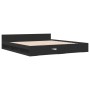 Estructura cama con cajones madera ingeniería negra 180x200 cm de vidaXL, Camas y somieres - Ref: Foro24-3280728, Precio: 200...