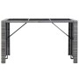 Mesa y sillas de bar jardín 7 pzas cojines ratán sintético gris de vidaXL, Conjuntos de jardín - Ref: Foro24-49561, Precio: 4...