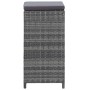 Mesa y sillas de bar jardín 7 pzas cojines ratán sintético gris de vidaXL, Conjuntos de jardín - Ref: Foro24-49561, Precio: 4...