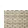 Sofá jardín forma de L con mesa y cojines ratán PE gris claro de vidaXL, Conjuntos de jardín - Ref: Foro24-369044, Precio: 29...