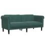 Juego de sofás 2 piezas terciopelo verde oscuro de vidaXL, Sofás - Ref: Foro24-3209221, Precio: 525,87 €, Descuento: %