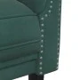 Juego de sofás 2 piezas terciopelo verde oscuro de vidaXL, Sofás - Ref: Foro24-3209221, Precio: 517,83 €, Descuento: %