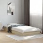 Estructura de cama madera de ingeniería roble Sonoma 75x190 cm de vidaXL, Camas y somieres - Ref: Foro24-842079, Precio: 58,4...