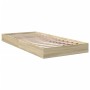 Estructura de cama madera de ingeniería roble Sonoma 75x190 cm de vidaXL, Camas y somieres - Ref: Foro24-842079, Precio: 58,4...
