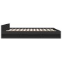 Estructura cama con cajones madera ingeniería negra 200x200 cm de vidaXL, Camas y somieres - Ref: Foro24-3280721, Precio: 185...
