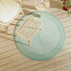 Alfombra de exterior PP verde Ø120 cm de vidaXL, Protectores para exterior - Ref: Foro24-368526, Precio: 27,29 €, Descuento: %