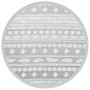 Alfombra de exterior PP gris Ø200 cm de vidaXL, Protectores para exterior - Ref: Foro24-368532, Precio: 43,44 €, Descuento: %
