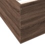Estructura de cama madera de ingeniería marrón roble 120x190 cm de vidaXL, Camas y somieres - Ref: Foro24-3280957, Precio: 13...