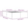 Estructura de cama madera de ingeniería marrón roble 120x190 cm de vidaXL, Camas y somieres - Ref: Foro24-3280957, Precio: 13...