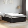 Estructura de cama madera de ingeniería negra 150x200 cm de vidaXL, Camas y somieres - Ref: Foro24-3280917, Precio: 152,99 €,...