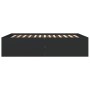 Estructura de cama madera de ingeniería negra 150x200 cm de vidaXL, Camas y somieres - Ref: Foro24-3280917, Precio: 152,99 €,...