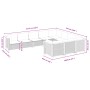 Set de sofás de jardín 10 pzas con cojines ratán sintético gris de vidaXL, Conjuntos de jardín - Ref: Foro24-3262032, Precio:...