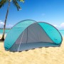 HI Paravientos refugio de playa desmontable azul de HI, Tiendas de campaña - Ref: Foro24-429133, Precio: 28,14 €, Descuento: %
