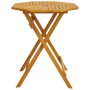 Mesa de jardín plegable madera maciza de acacia Ø70x75 cm de vidaXL, Mesas de jardín - Ref: Foro24-4004910, Precio: 65,19 €, ...