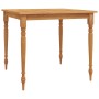 Juego comedor de jardín 3 pzas y cojines blancos madera de teca de vidaXL, Conjuntos de jardín - Ref: Foro24-3155978, Precio:...