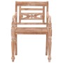 Sillas Batavia 8 uds madera maciza de teca encalada de vidaXL, Sillas de jardín - Ref: Foro24-3155990, Precio: 873,17 €, Desc...