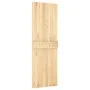 Sliding door with solid pine wood hardware 70x210 cm by vidaXL, Doors - Ref: Foro24-3203185, Price: 178,95 €, Discount: %