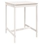 Set de mesa y taburetes altos jardín 5 pzas madera pino blanco de vidaXL, Conjuntos de jardín - Ref: Foro24-3154741, Precio: ...