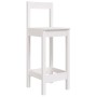 Taburetes altos 2 uds madera maciza pino blanco 40x41,5x112 cm de vidaXL, Sillas de comedor - Ref: Foro24-822143, Precio: 99,...