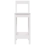 Taburetes altos 2 uds madera maciza pino blanco 40x41,5x112 cm de vidaXL, Sillas de comedor - Ref: Foro24-822143, Precio: 99,...