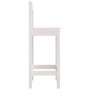 Taburetes altos 2 uds madera maciza pino blanco 40x41,5x112 cm de vidaXL, Sillas de comedor - Ref: Foro24-822143, Precio: 99,...