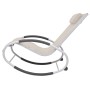 Silla mecedora de jardín de textilene color crema de vidaXL, Sillas de jardín - Ref: Foro24-47782, Precio: 128,04 €, Descuent...