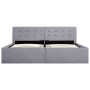 Cama canapé hidráulica almacenaje LED tela gris claro 160x200cm de vidaXL, Camas y somieres - Ref: Foro24-285580, Precio: 327...