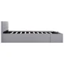 Cama canapé hidráulica almacenaje LED tela gris claro 160x200cm de vidaXL, Camas y somieres - Ref: Foro24-285580, Precio: 347...
