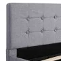 Cama canapé hidráulica almacenaje LED tela gris claro 160x200cm de vidaXL, Camas y somieres - Ref: Foro24-285580, Precio: 347...