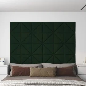 Wandpaneele 12 Stück dunkelgrünes Samt 30x30cm 0,54 m² von vidaXL, Wandverkleidung - Ref: Foro24-343949, Preis: 32,16 €, Raba...