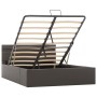 Cama canapé hidráulica con LED cuero sintético gris 120x200 cm de vidaXL, Camas y somieres - Ref: Foro24-285554, Precio: 397,...