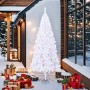 Árbol de Navidad artificial L 240 cm blanco en Decoración Festiva y Estacional | Comprar online en Foru.es