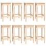 Set de bar 9 piezas madera maciza de pino de vidaXL, muebles para cocinas y comedores - Ref: Foro24-3124717, Precio: 516,95 €...