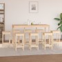 Set de bar 9 piezas madera maciza de pino de vidaXL, muebles para cocinas y comedores - Ref: Foro24-3124717, Precio: 516,95 €...