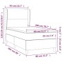 Cama box spring con colchón terciopelo verde oscuro 80x200 cm de vidaXL, Camas y somieres - Ref: Foro24-3129060, Precio: 320,...