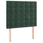 Cama box spring con colchón terciopelo verde oscuro 80x200 cm de vidaXL, Camas y somieres - Ref: Foro24-3129420, Precio: 322,...