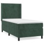 Cama box spring con colchón terciopelo verde oscuro 80x200 cm de vidaXL, Camas y somieres - Ref: Foro24-3132528, Precio: 319,...