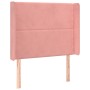 Cama box spring colchón y LED terciopelo rosa 80x200 cm de vidaXL, Camas y somieres - Ref: Foro24-3139474, Precio: 336,74 €, ...