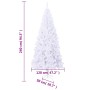 Árbol de Navidad artificial L 240 cm blanco en Decoración Festiva y Estacional | Comprar online en Foru.es