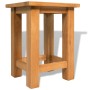 Mesa auxiliar de madera maciza de roble 27x24x37 cm en Mesas auxiliares | Comprar online en Foru.es